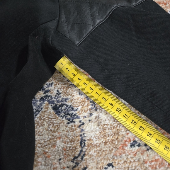 New Lauren Jeans‎ CO. Ralp Lauren Jacket Women 8 Black Full-Zip Long Sleeve - Picture 16 of 16